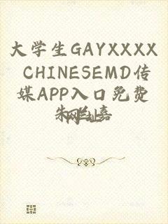 大学生GAYXXXX CHINESEMD传媒APP入口免费网址